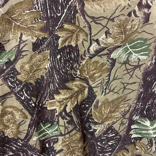 Vintage Tree Camo Long Sleeve Shirt XL