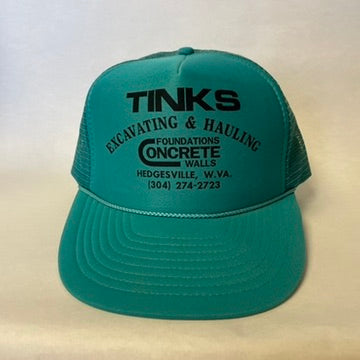 Vintage Tinks Excavating & Hauling Gedgesville West Virginia Snapback Trucker Hat