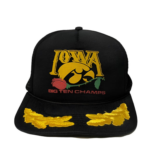 Vintage Iowa Hawkeyes Big Ten Champs Snapback Hat