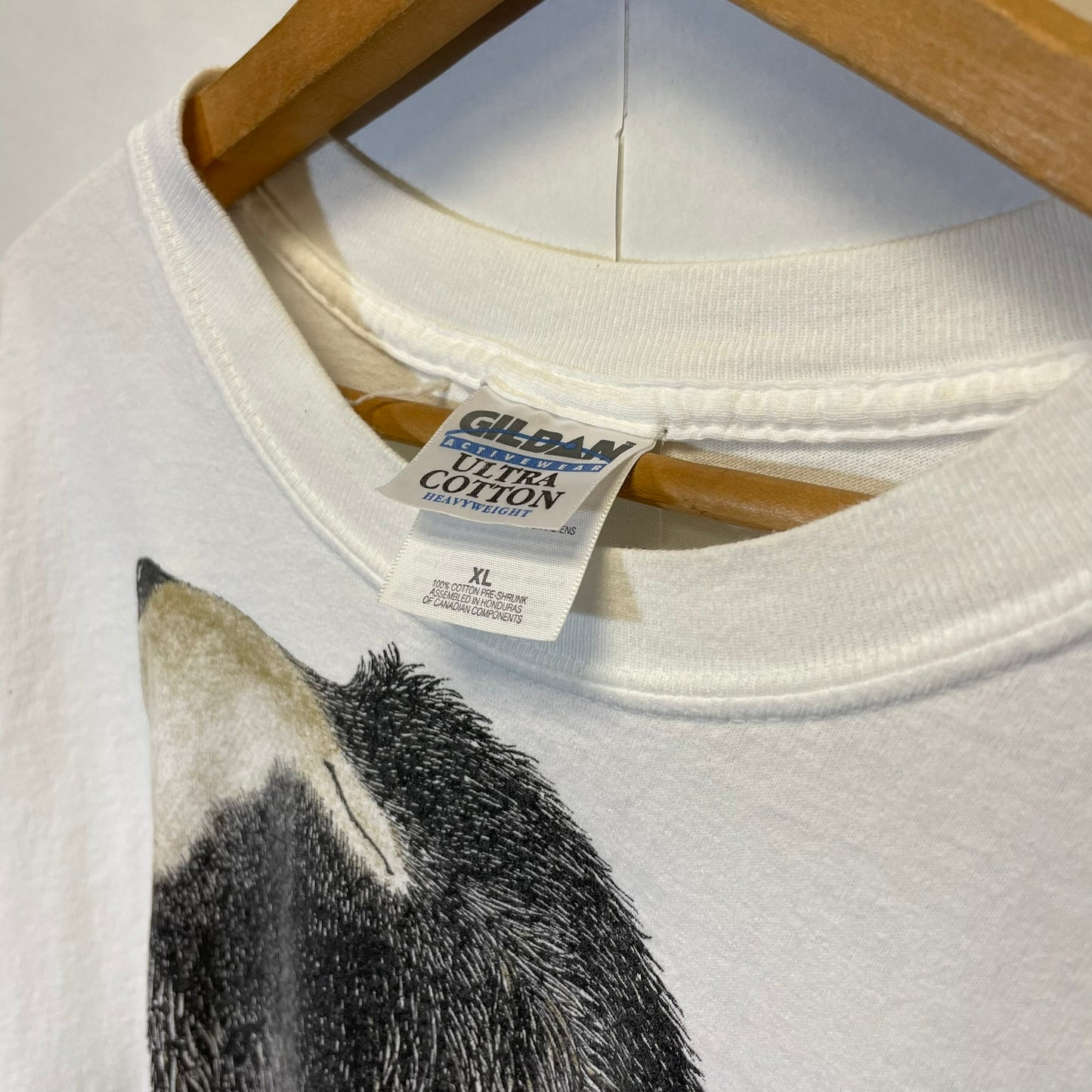Vintage Bear A Hug Wrap Around Shirt XL