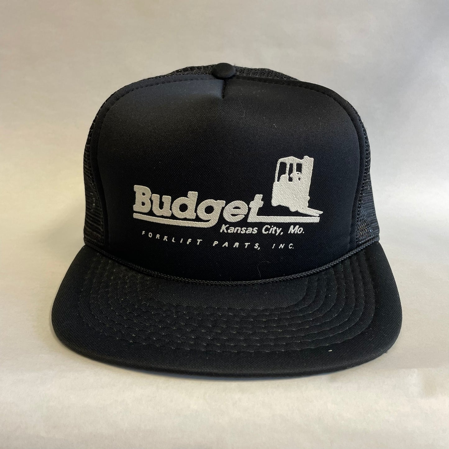 Vintage Budget Forklift Parts Kansas City Snapback Trucker Hat