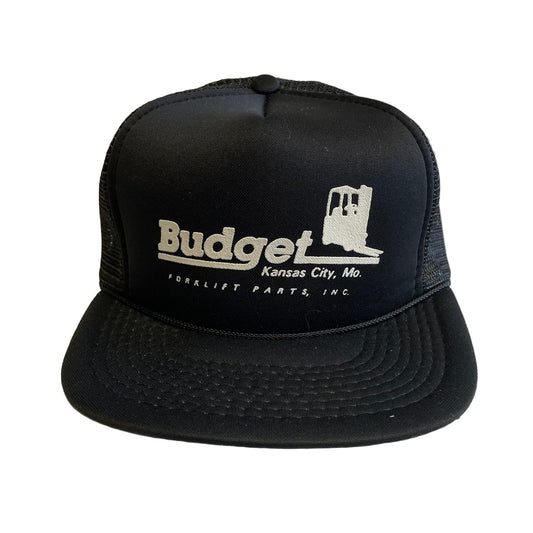 Vintage Budget Forklift Parts Kansas City Snapback Trucker Hat