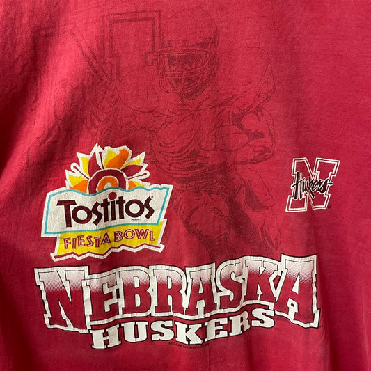 Vintage Nebraska Huskers Tostitos Fiesta Bowl Shirt L