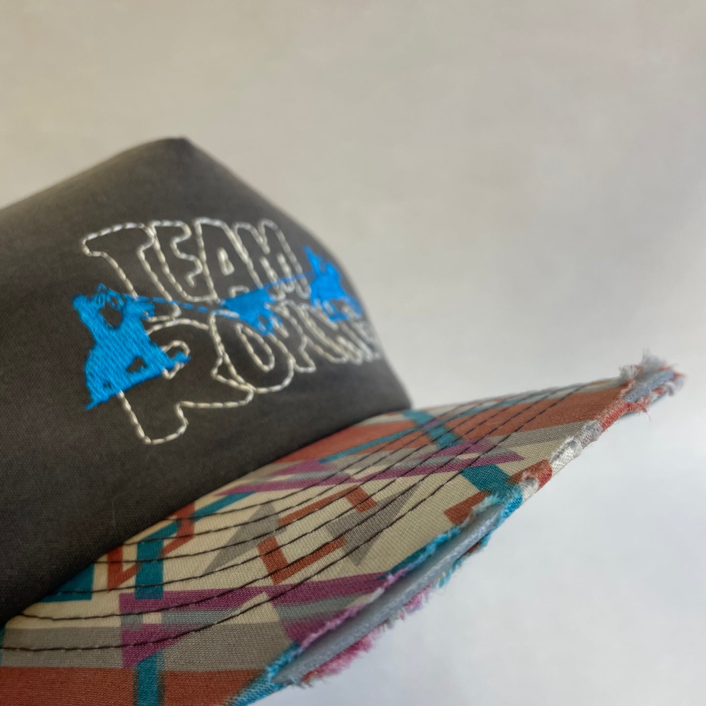 Vintage Team Roping Aztec Snapback Hat