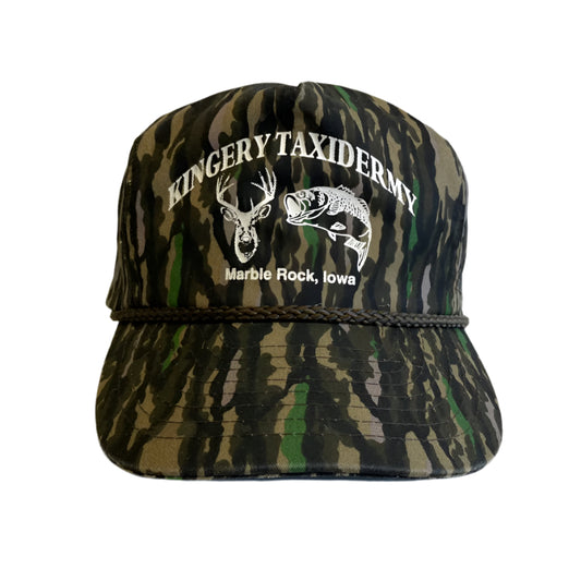 Vintage Kingery Taxidermy Marble Rock, Iowa Camo Snapback Hat
