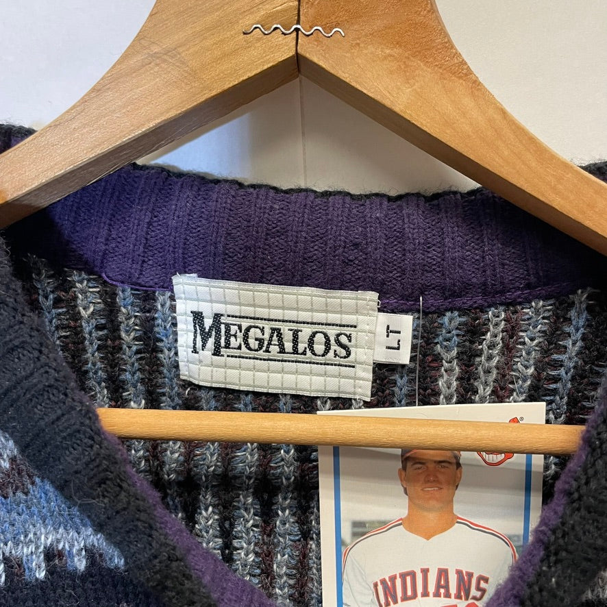 Vintage Megalos Coogi Style Sweater L