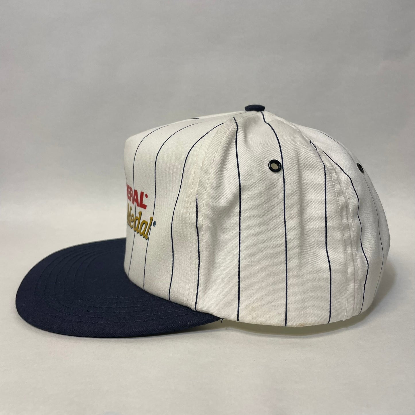 Vintage Federal Gold Medal Pinstripe Strapback