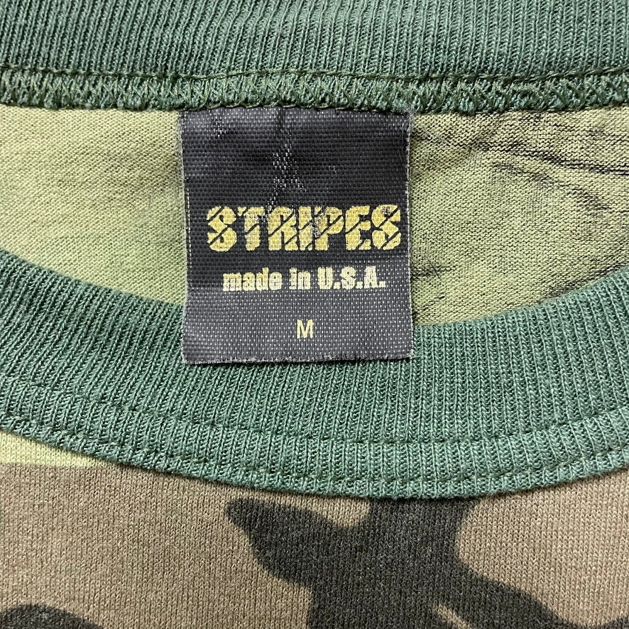 Vintage Woodlands Camo Long Sleeve Shirt M