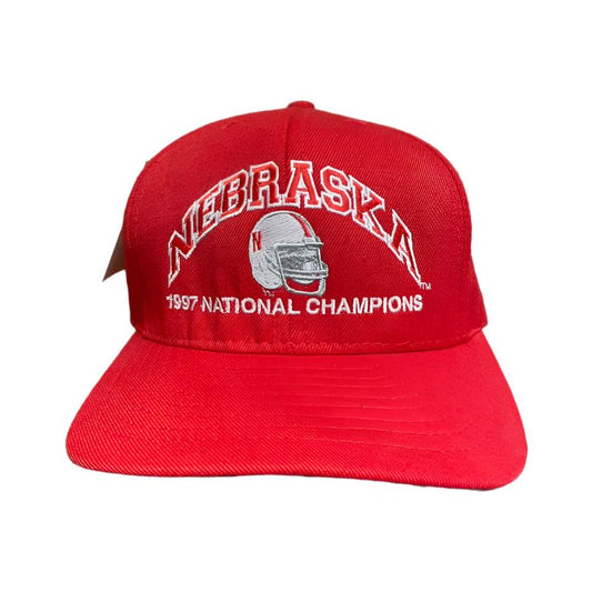Vintage Nebraska Huskers 1997 National Champions Snapback Hat