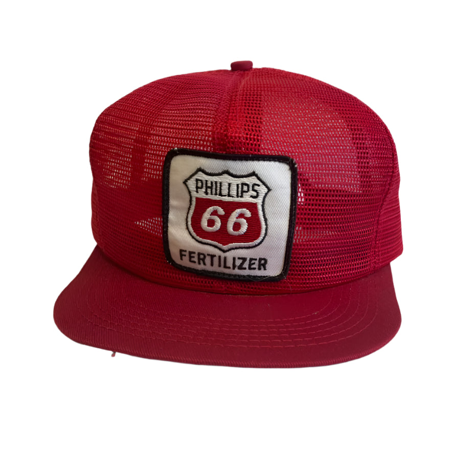Vintage Phillips 66 Fertilizer Snapback Hat