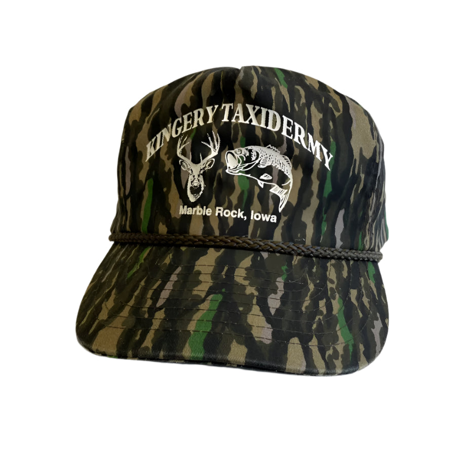 Vintage Kingery Taxidermy Marble Rock, Iowa Camo Snapback Hat