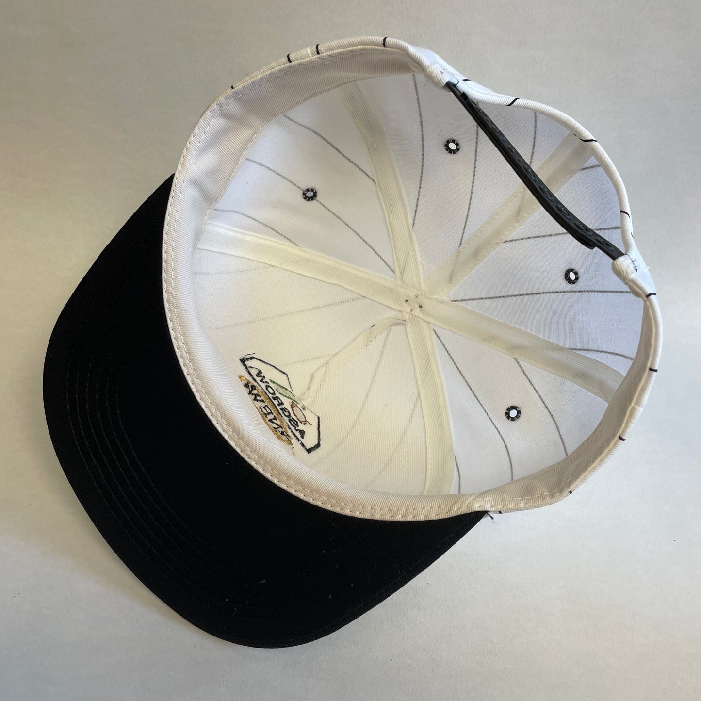 Vintage Asgrow Pinstripe Snapback Hat