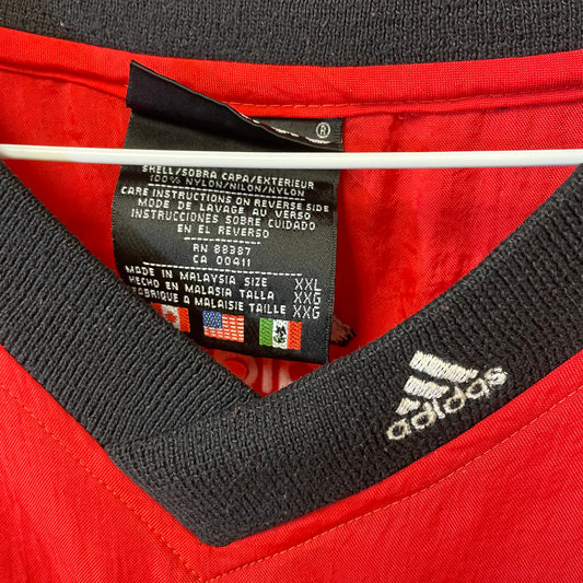 Vintage Nebraska Huskers Adidas Windbreaker XXL