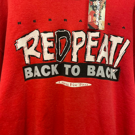 Vintage Nebraska Huskers Crewneck XL
