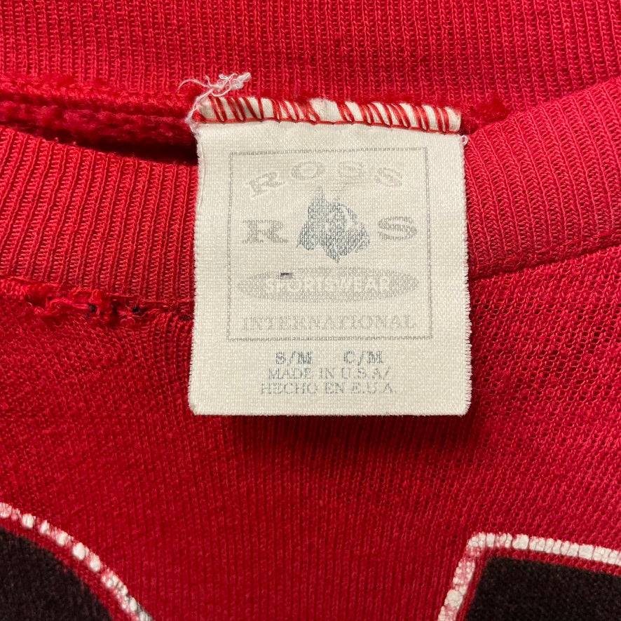 Vintage Nebraska Huskers Spellout Crewneck M