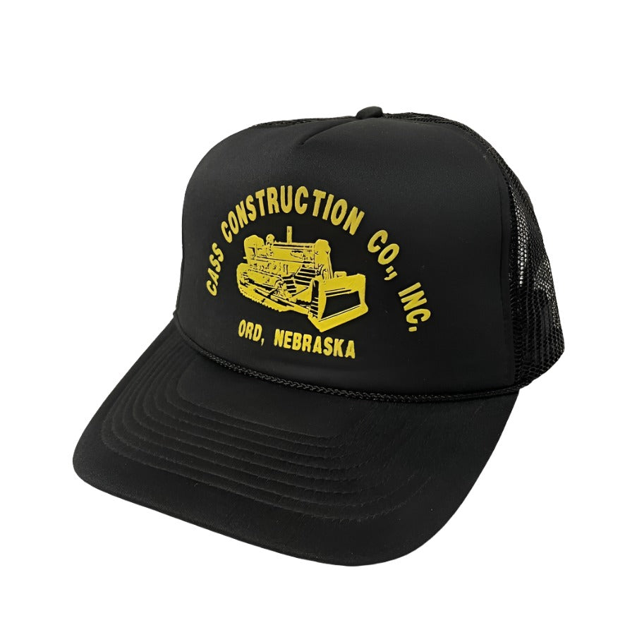 Vintage Cass Construction Company Ord Nebraska Snapback