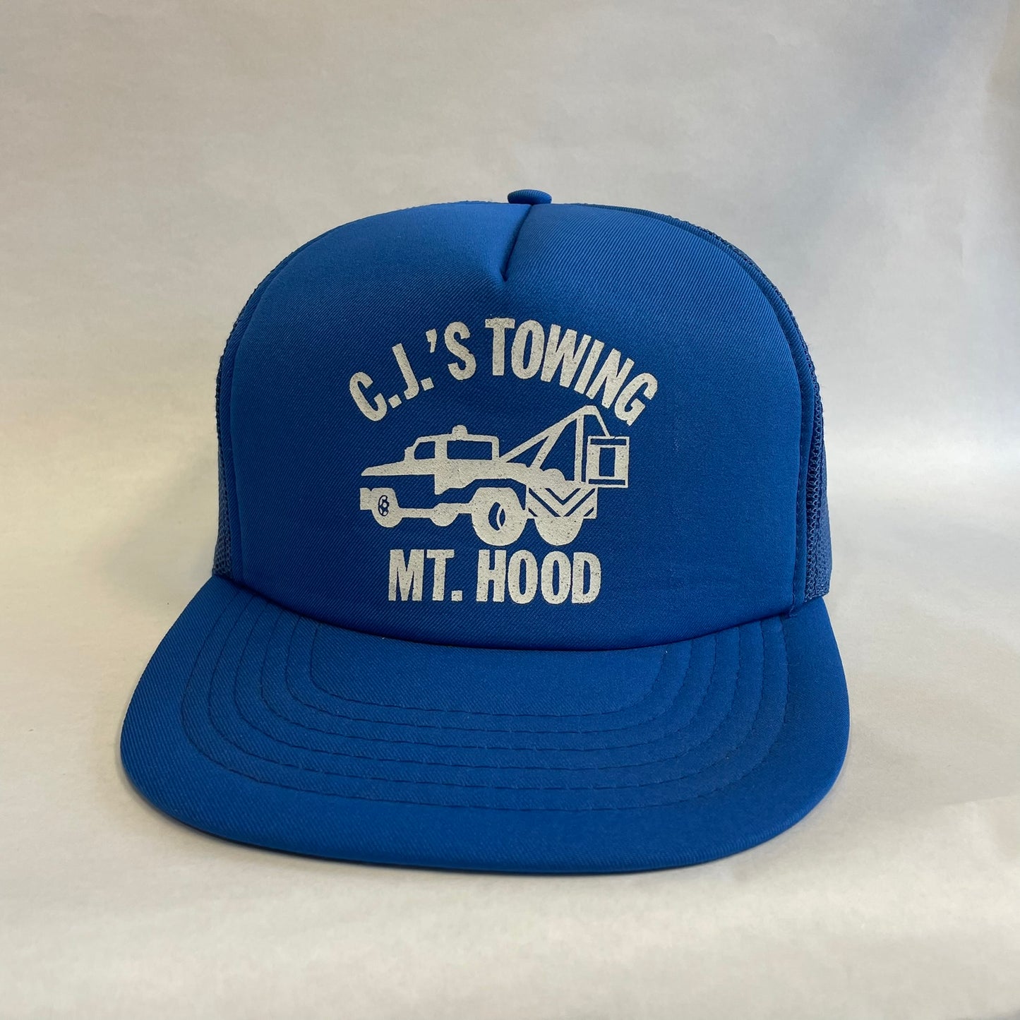 Vintage CJ's Towing Mt. Hood Snapback Trucker Hat