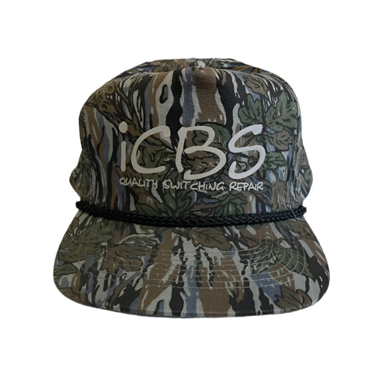 Vintage Quality Switching Repair Camo Snapback Hat