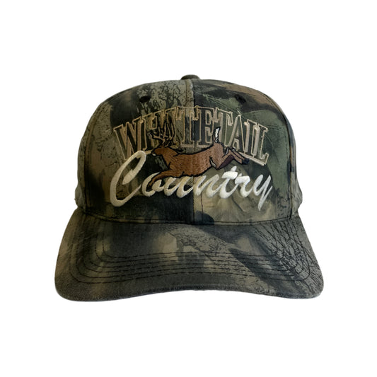 Vintage Whitetail Country Camo Snapback Hat