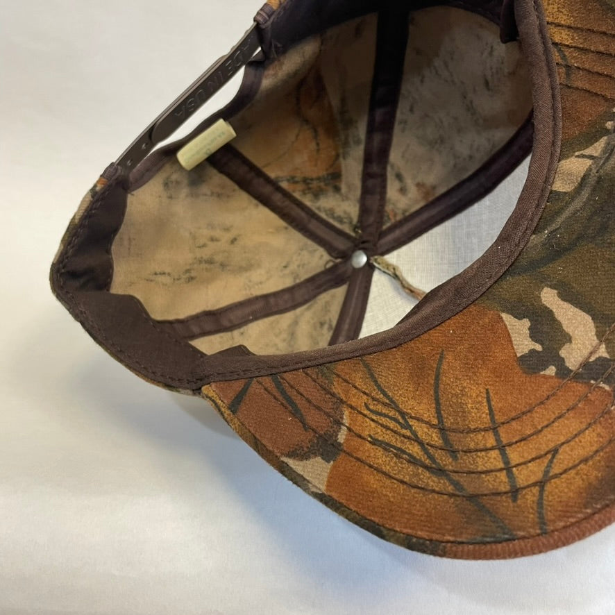 Vintage Gander Mountain MOSSY OAK Fall Foliage Camo Snapback Hat