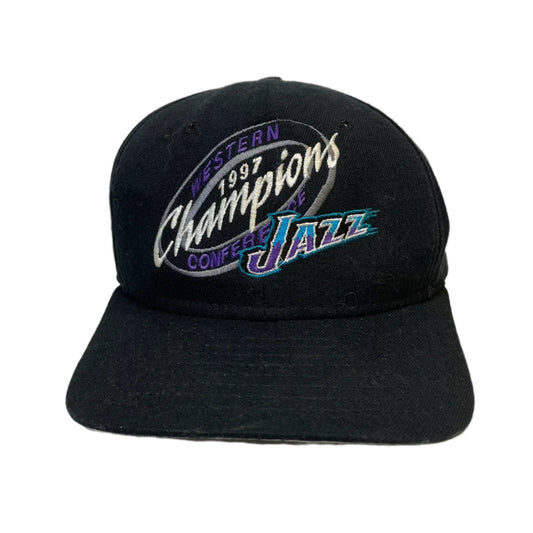 Vintage Utah Jazz Western Conference Champions NBA Snapback Hat