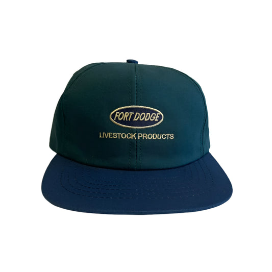 Vintage Fort Dodge Livestock Products Strapback Hat