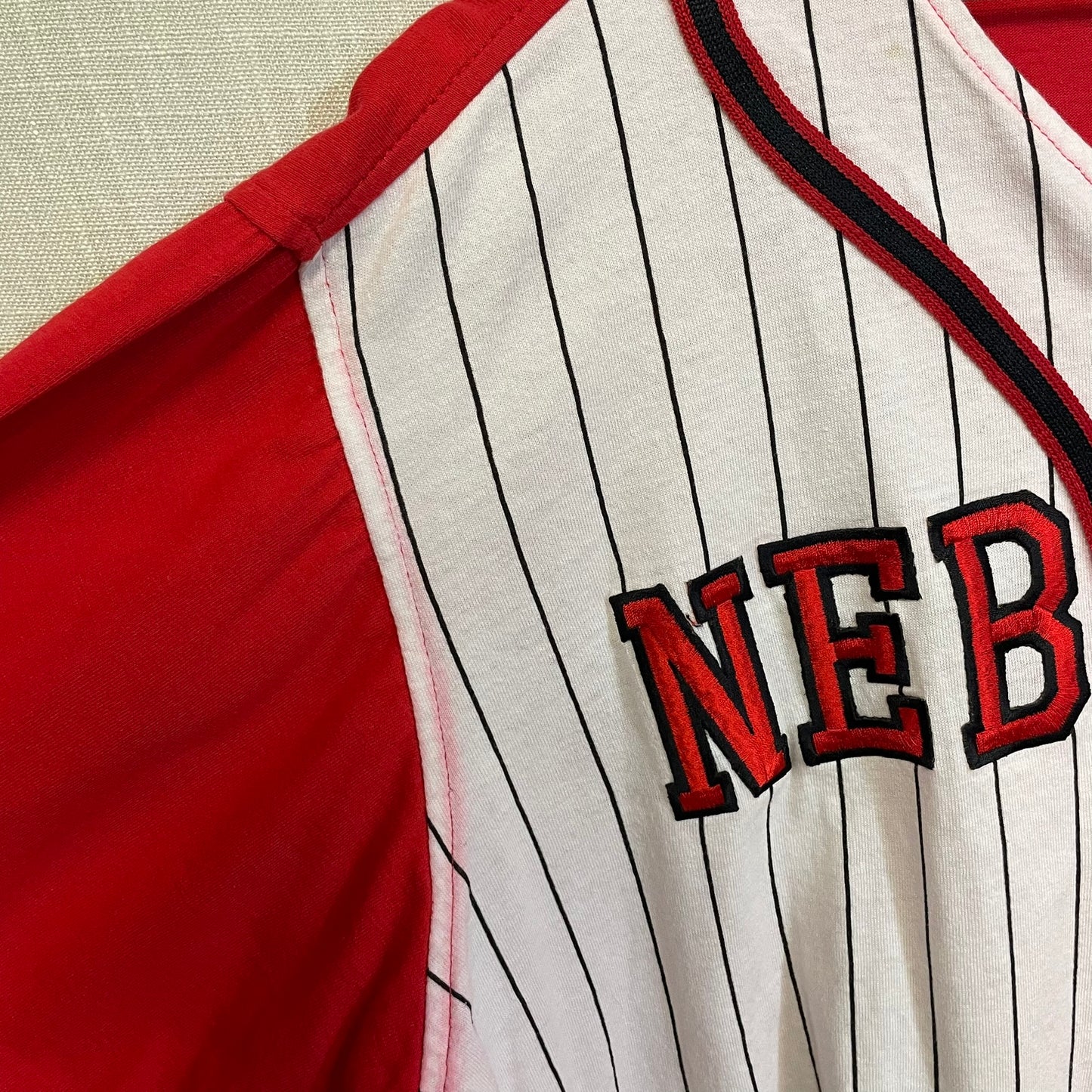 Vintage Nebraska Huskers Baseball Jersey L