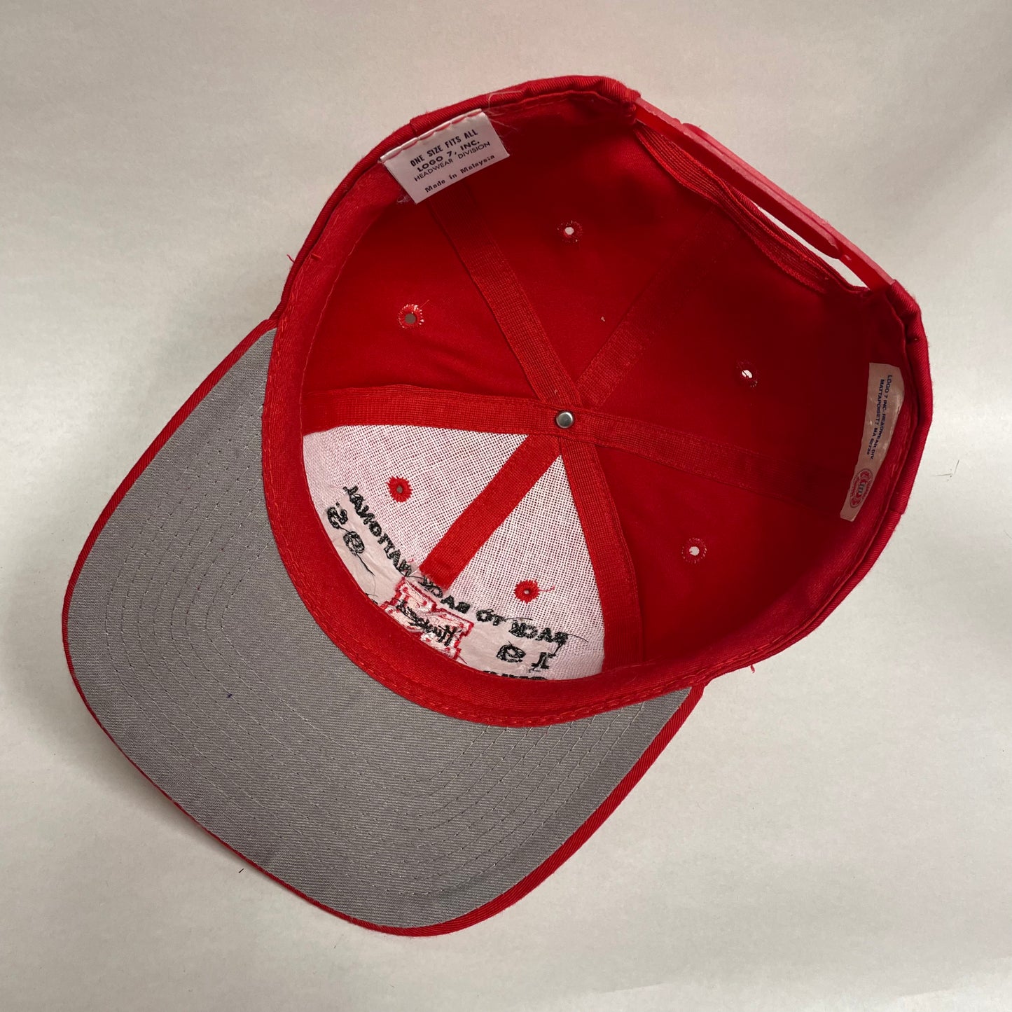 Vintage Nebraska Huskers Back to Back National Champions 1995 Snapback Hat