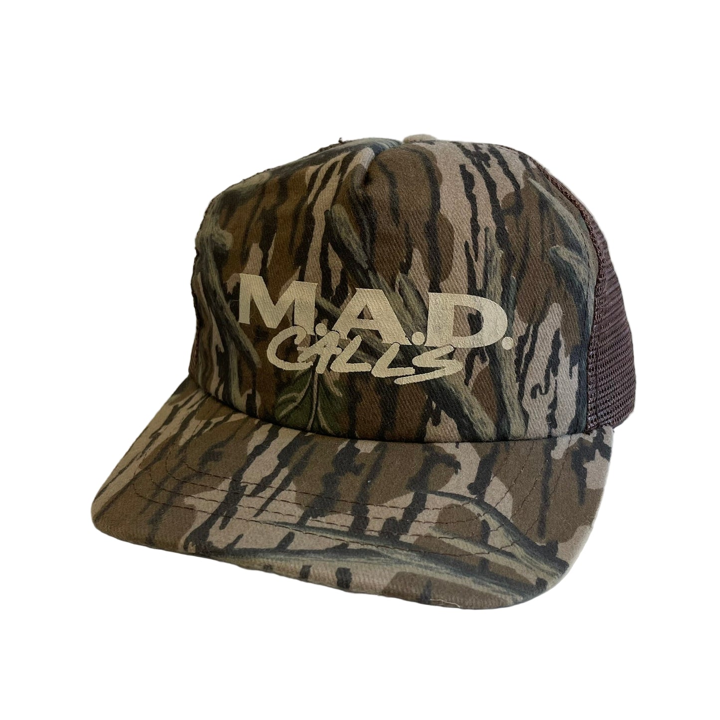 Vintage MAD Calls Camo Snapback Trucker Hat
