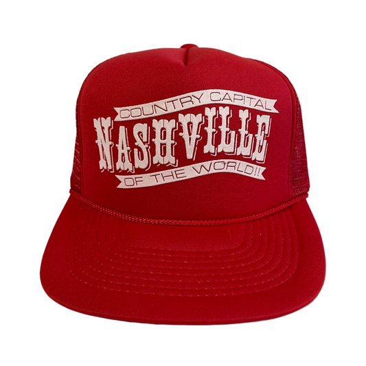 Vintage Nashville Tennessee Destination Snapback Hat