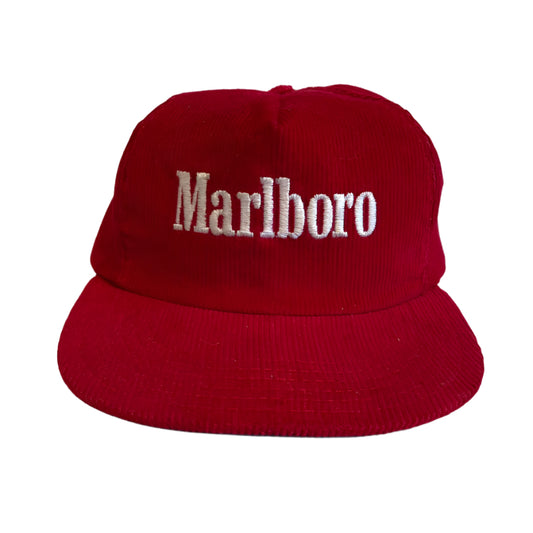 Vintage Marlboro Corduroy Snapback Hat