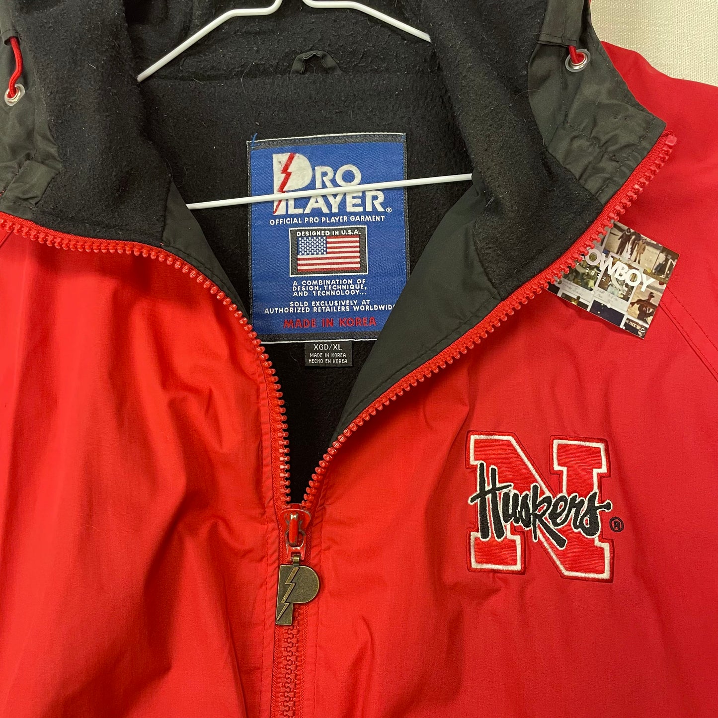 Vintage Nebraska Huskers Coat Jacket XL