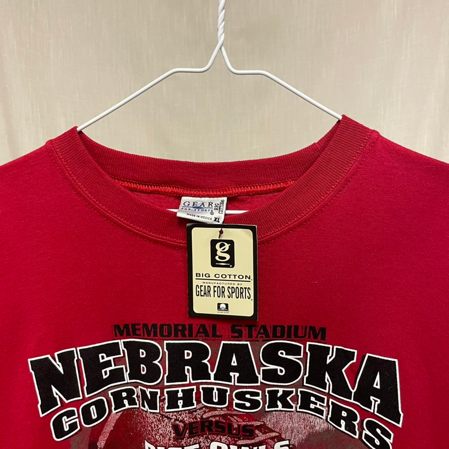 Vintage Nebraska Huskers vs Rice Owls 2001 Memorial Stadium Shirt XL