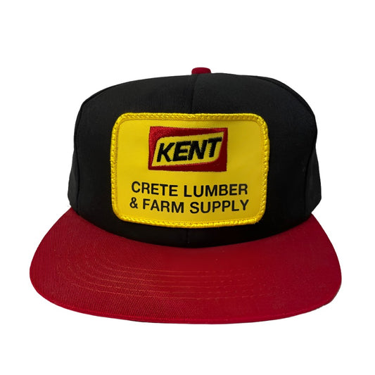 Vintage Kent Crete Lumber and Farm Snapback
