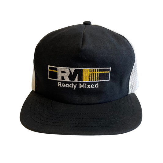 Vintage Ready Mixed Concrete Snapback Trucker Hat