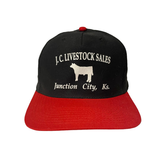 Vintage JC Livestock Junction City Kansas Snapback