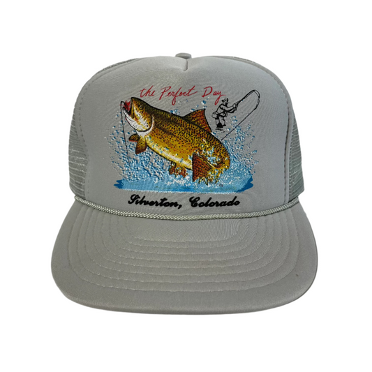 Vintage Silverton, Colorado Salmon Destination Snapback
