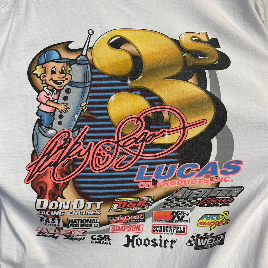 Vintage Ricky Logan Sprint Car Racing Shirt L