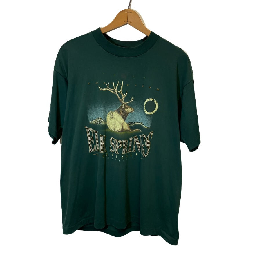 Vintage Elk Springs Outfitters Unlimited Shirt XL