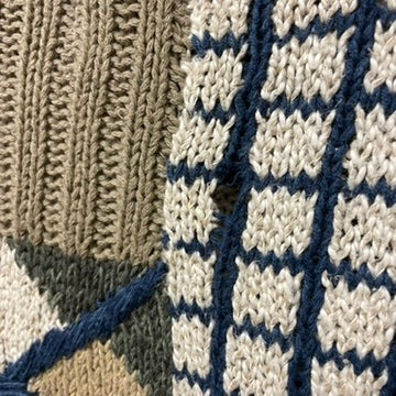 Vintage Hand Knitted Van Heusen Sweater M