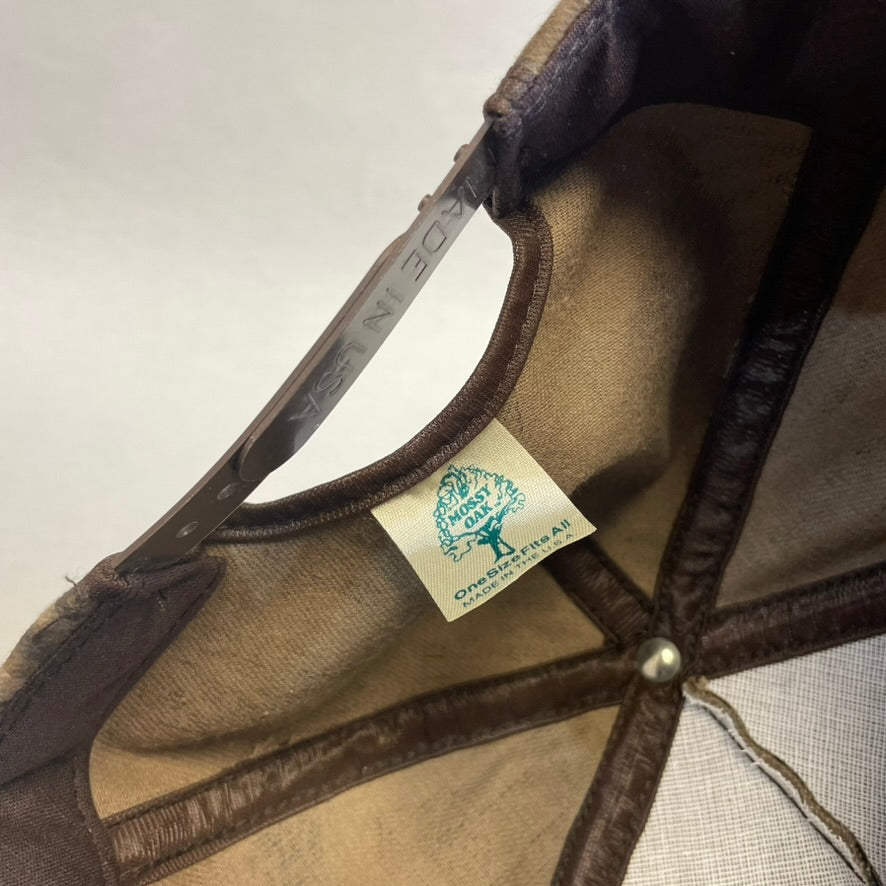 Vintage Gander Mountain MOSSY OAK Camo Snapback Hat