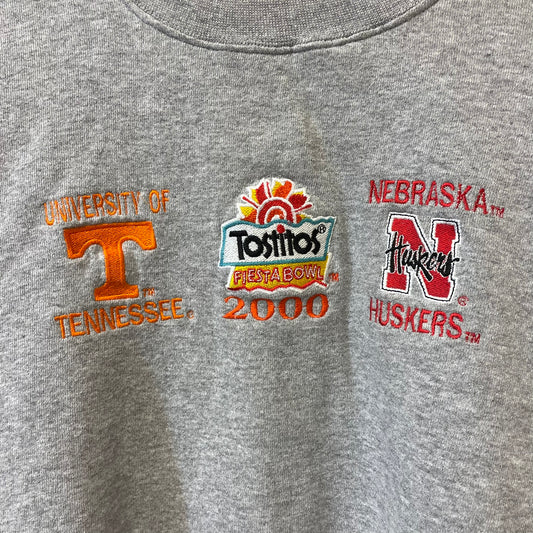 Vintage Nebraska Huskers 2000 Tostitos Fiesta Bowl Crewneck XL
