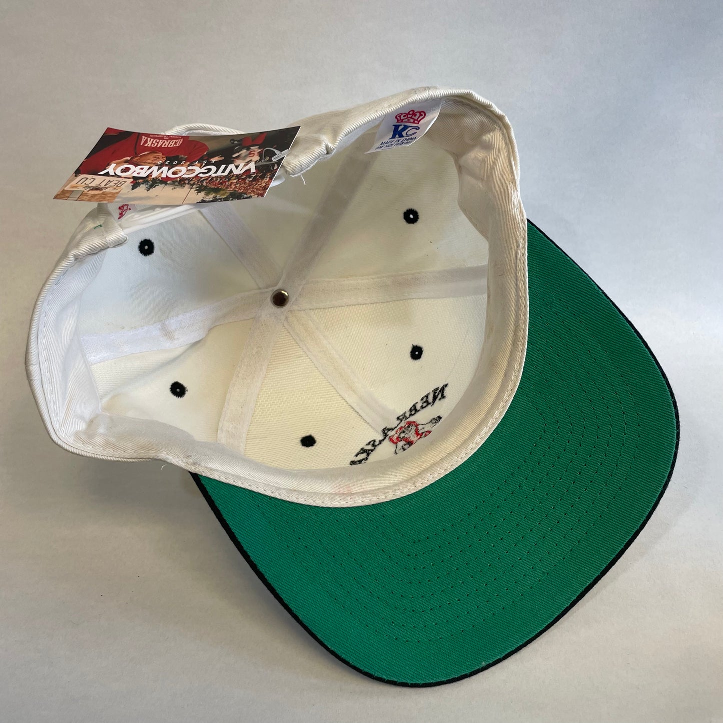 Vintage Nebraska Huskers Wrestling 1995 BIG 8 Champions Snapback Hat