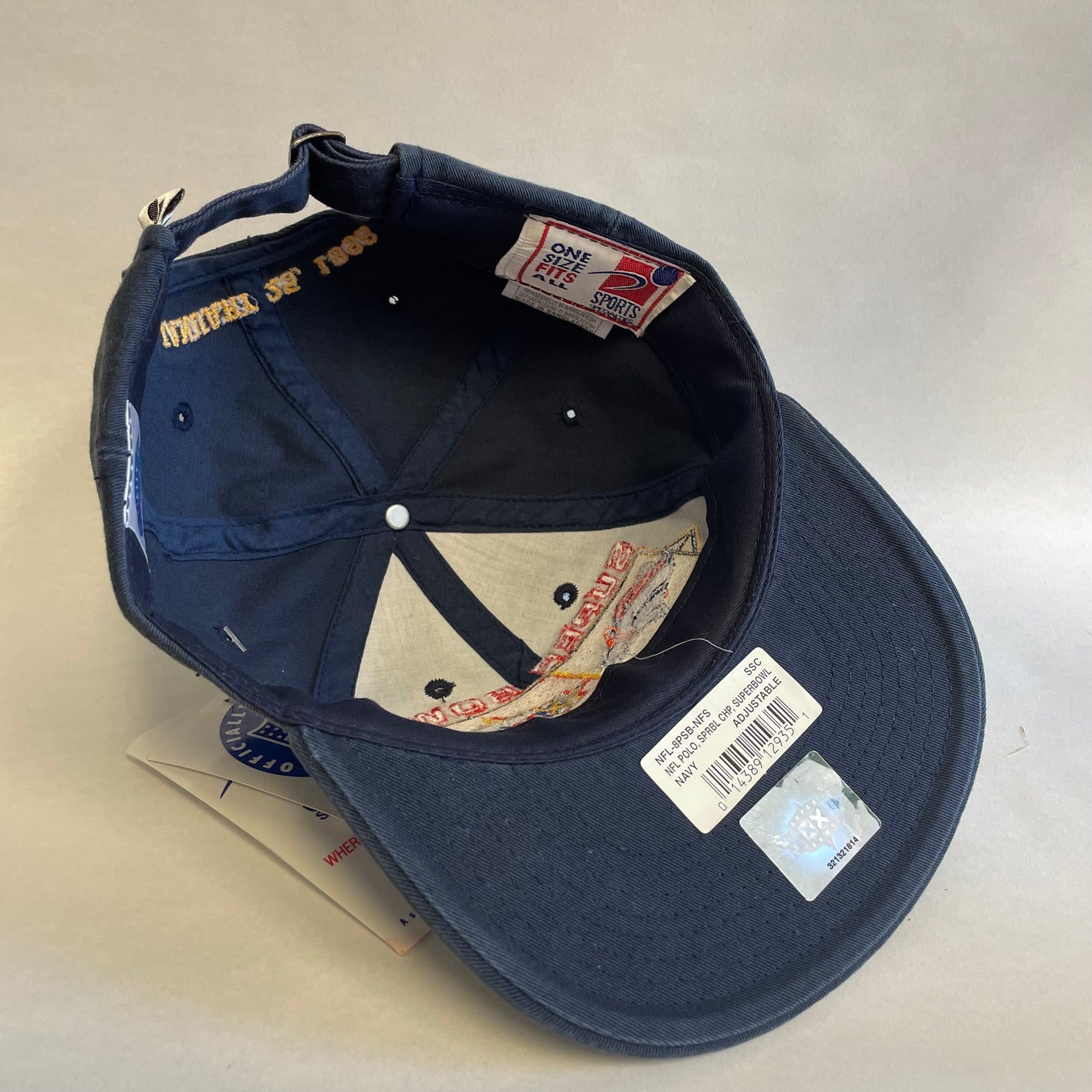 Vintage Broncos Super Bowl Champions 1998 Strapback Hat NWT