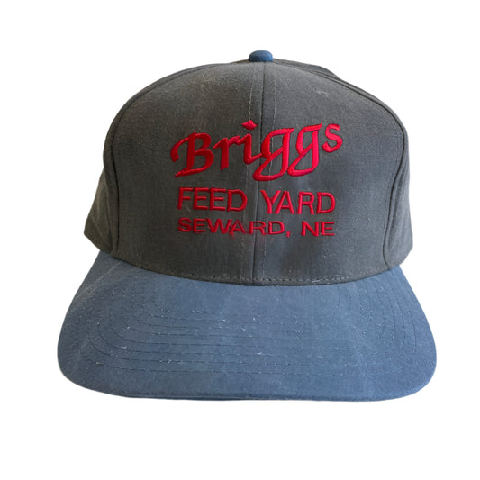 Vintage Briggs Feed Yard Seward, Nebraska Snapback Hat