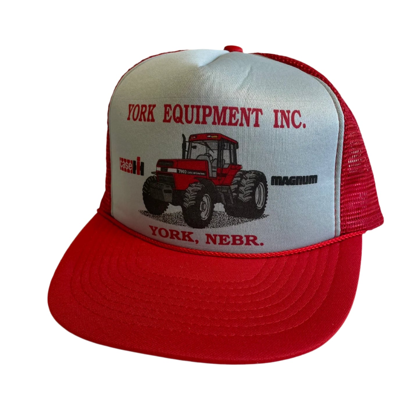 Vintage York Equipment Case International Harvester Magnum Snapback Hat