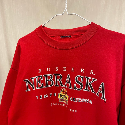 Vintage Nebraska Huskers Tostitos Fiesta Bowl Crewneck L