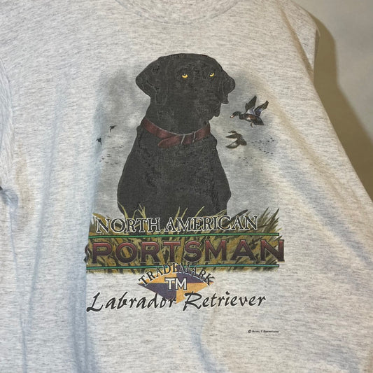 Vintage North American Sportsman Labrador Retriever Shirt L