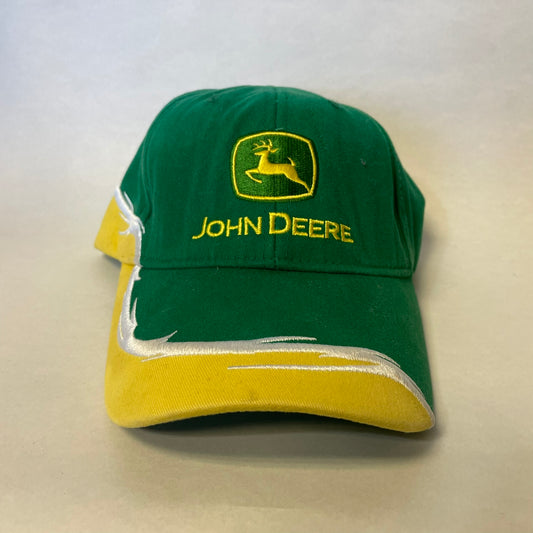 Y2K John Deere Barbed Wire Strapback hat