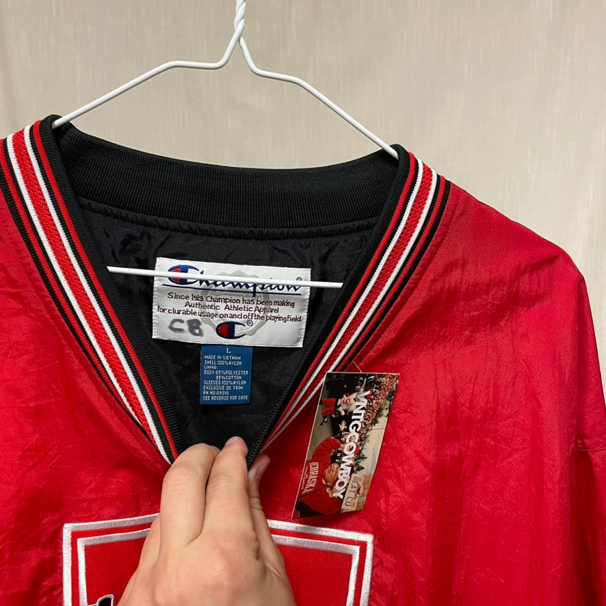 Vintage Nebraska Huskers Champion Windbreaker L